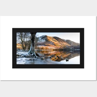 Buttermere Winter Shore Posters and Art